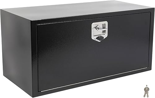 Miniatura 16 de SCITOO Caja de herramientas resistente para cama de camión de 49 pulgadas para camioneta pickup, casa rodante, remolque, almacenamiento rectangular