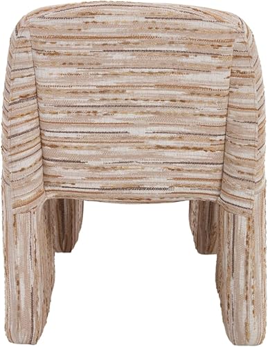 Miniatura 5 de Silla moderna para sala de estar con otomana, silla tapizada de lino mixto, cómoda silla de lectura lateral para sala de estar, dormitorio,