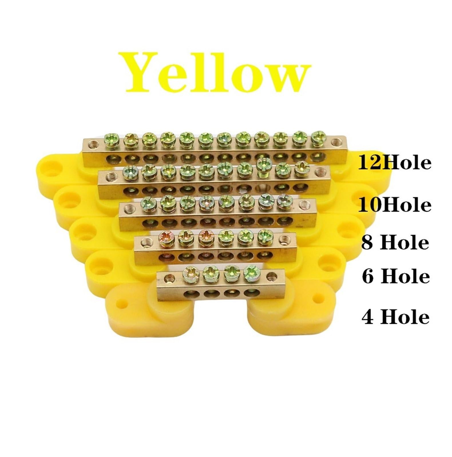 Bussmann BP/C5237-6BC 6 Pole Stud Junction Terminal Block/Strip (30A, 300V), 1 Pack
