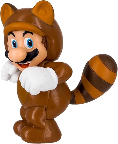 Sanei Boeki Super Mario Figura Colección de figuras de mapache Mario 1.57 x 1.57 x 1.96 pulgadas FCM-016 Japón Import con bolígrafo táctil original
