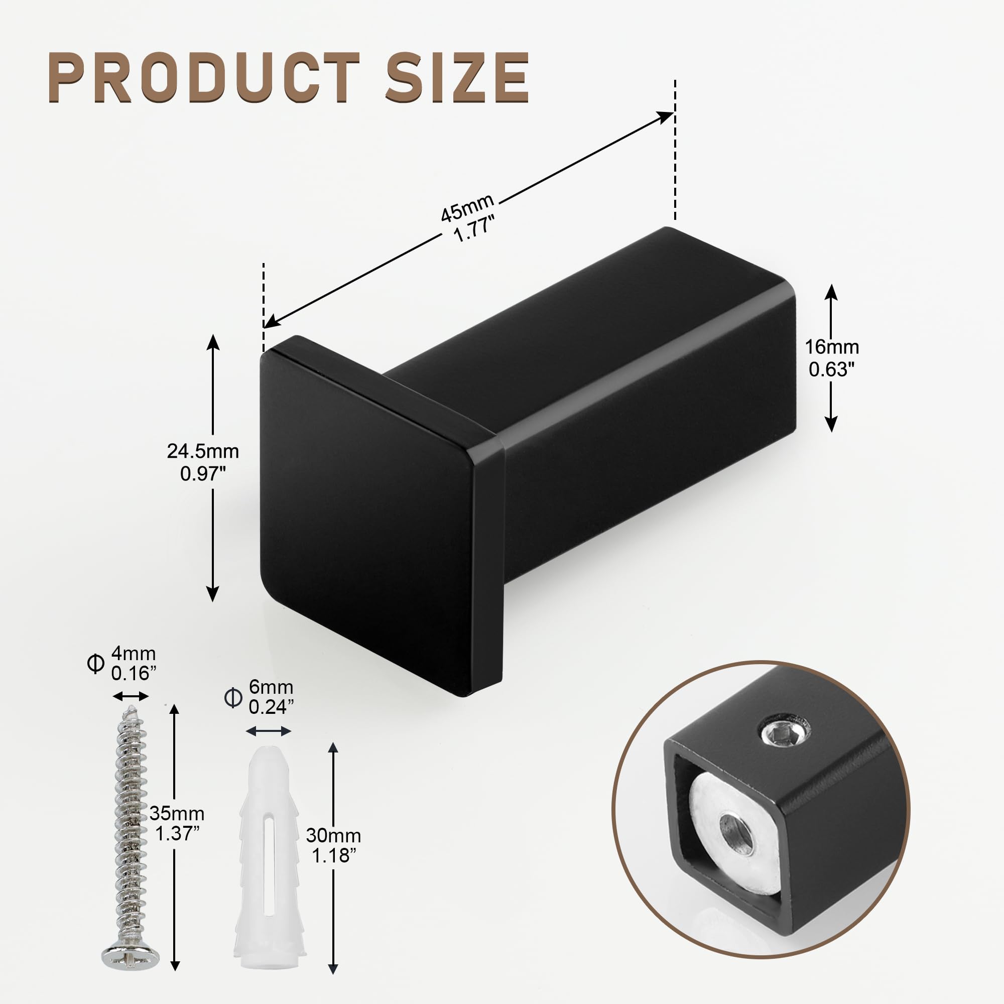FORM&STYLE Kapstok wandmontage grafiet mat kopen