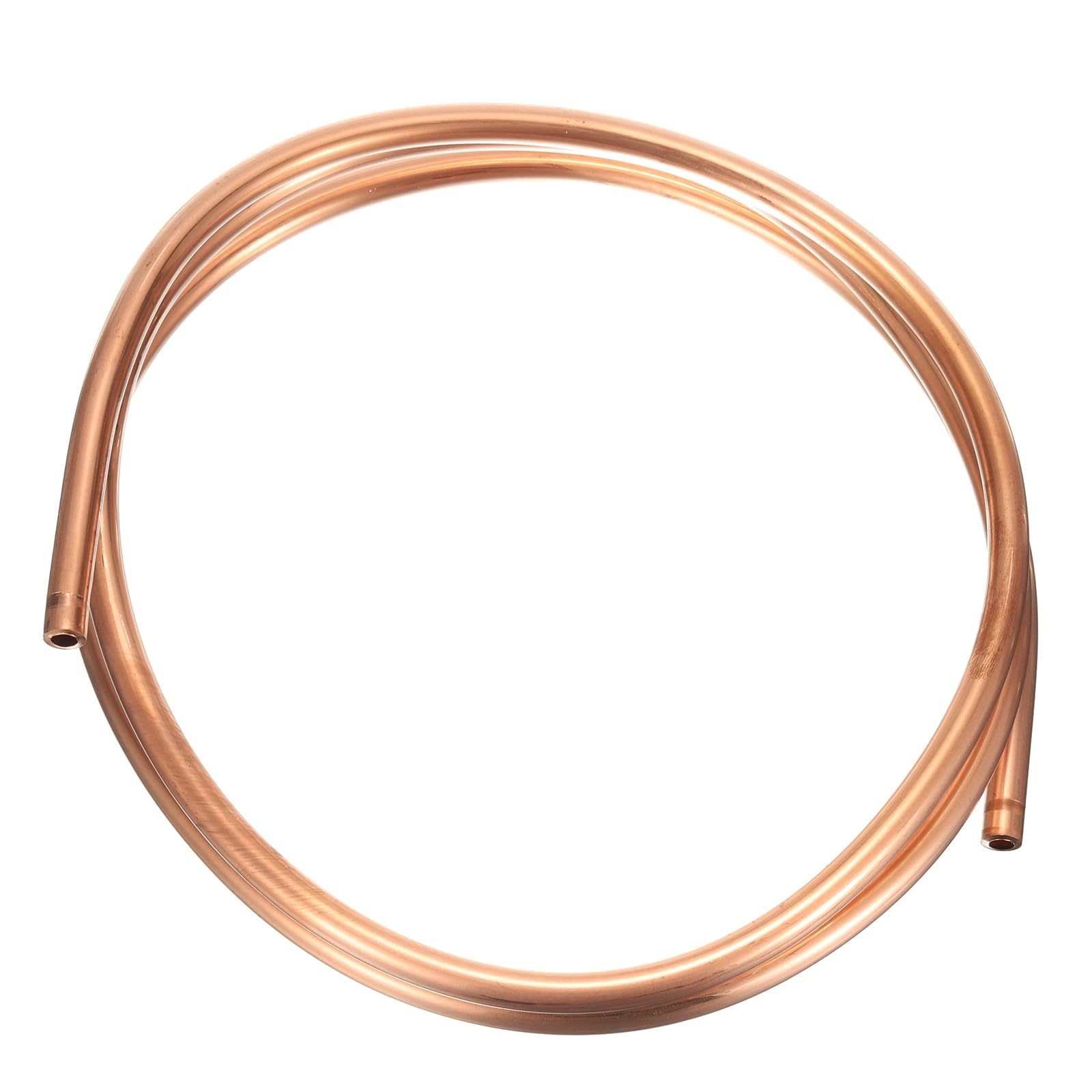 QUARKZMAN Tubo de Cobre 5/16" OD x 4.9 Pies 3/64"T Tubo Flexible de Refrigeración sin Costuras de Metal Hueco Suave para Acondicionadores de Aire, Refrigeradores y Otros Equipos