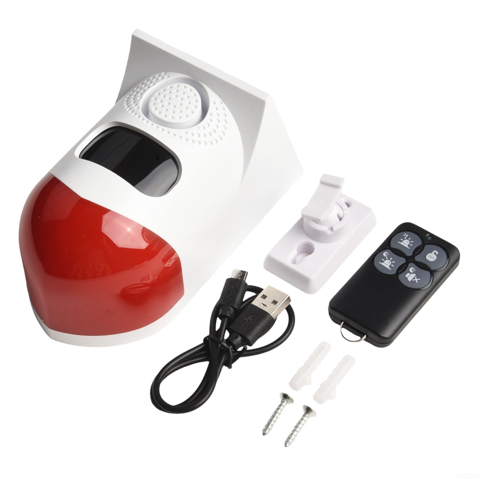 Bewegungsmelder Alarm Solar 120dB Fernbedienung 100m