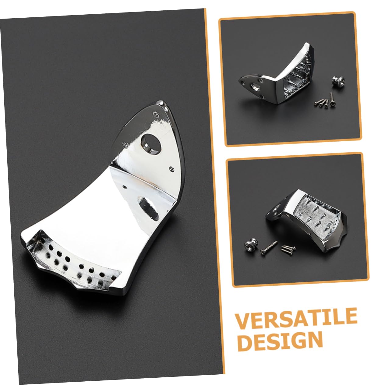 ibasenice 4sätze String Mandolin Tailpiece Aus Metall Professionelles Zubehör Für Klangverbesserung Und Einfache Saitenwechsel Robust Stabil Und Übertonreduzierend Für Authentischen