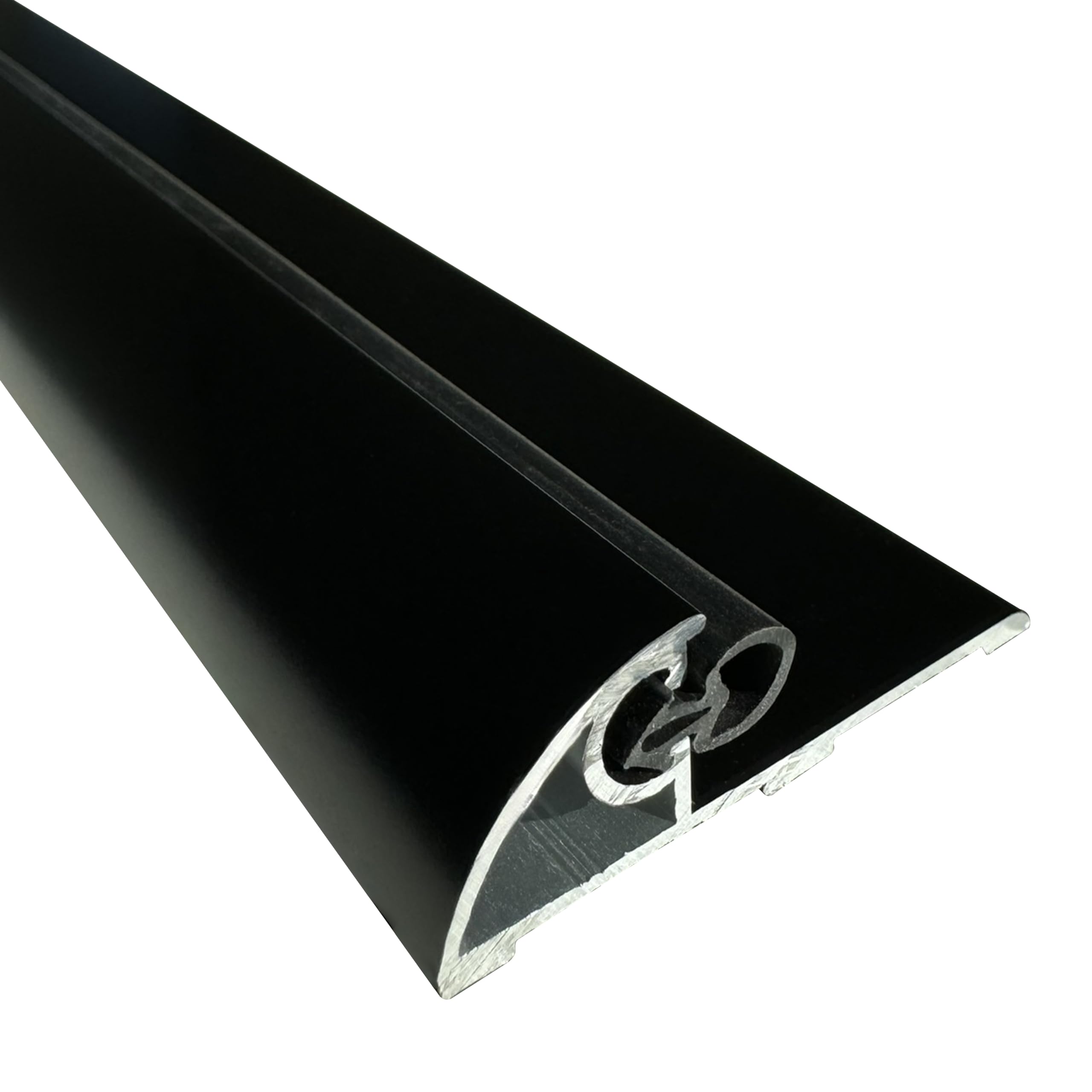 Soglia Porta HOMEWELL Per PMR - Con Guarnizione | Finitura Laccata Nero | Lunghezza 1.95m | Isolamento Acustico E Climatico - Foto 12