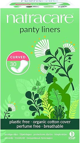 Toallitas para ropa interior de algodón orgánico Natracare, Paquete de 5, 5