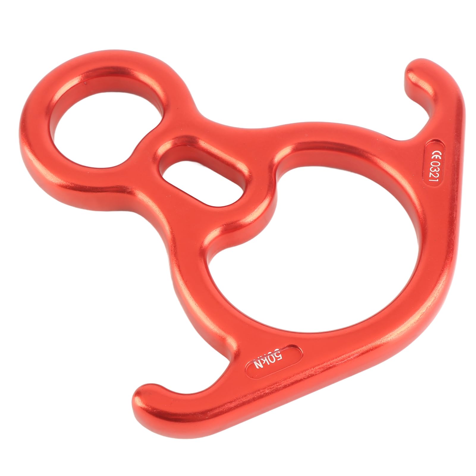 Descendedor de aleación de Aluminio Figura 8 Equipo de Escalada de Descenso de Cuerda para Actividades al Aire