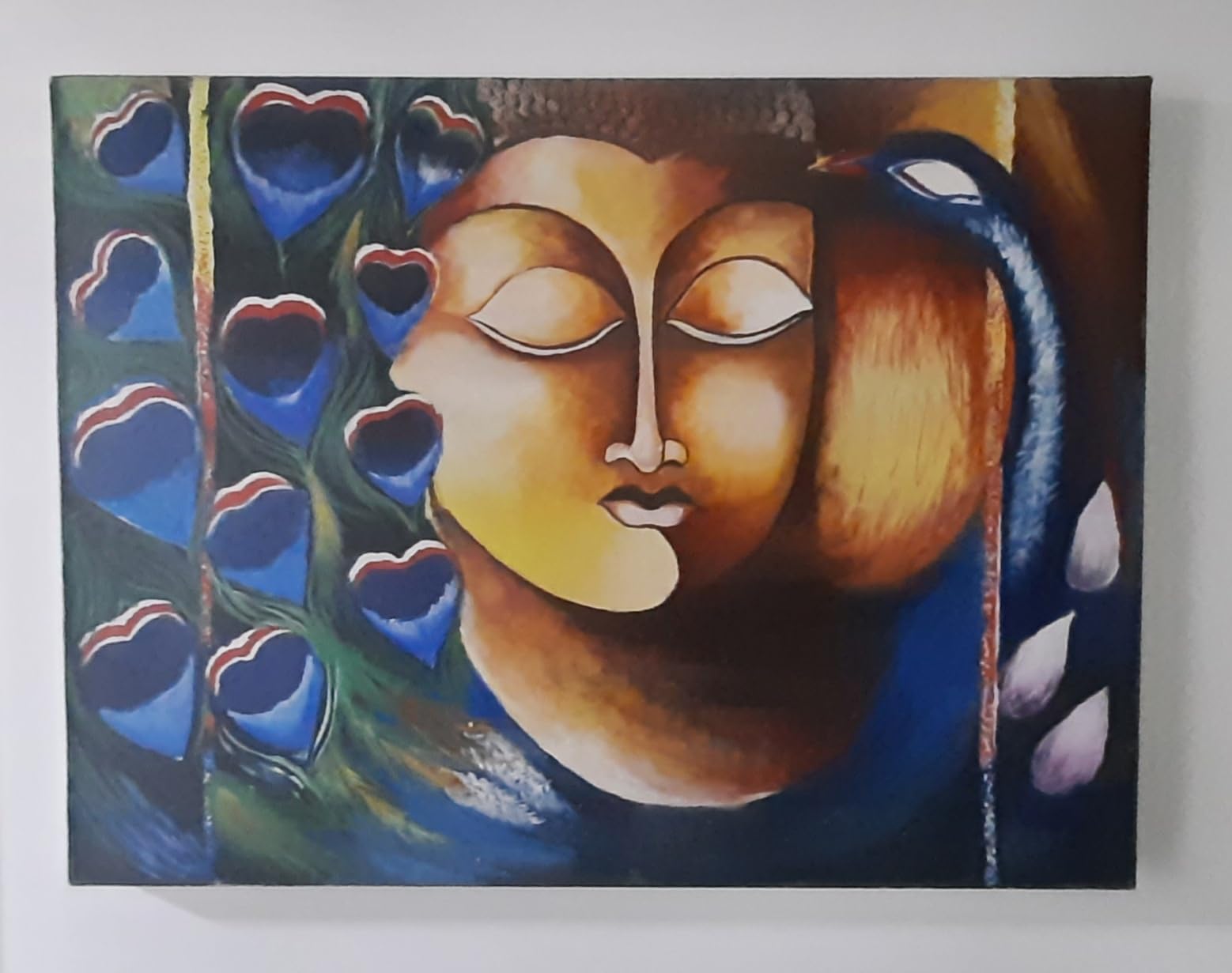 Buddha and Dancing Peacock | Joy of Painting-image-3