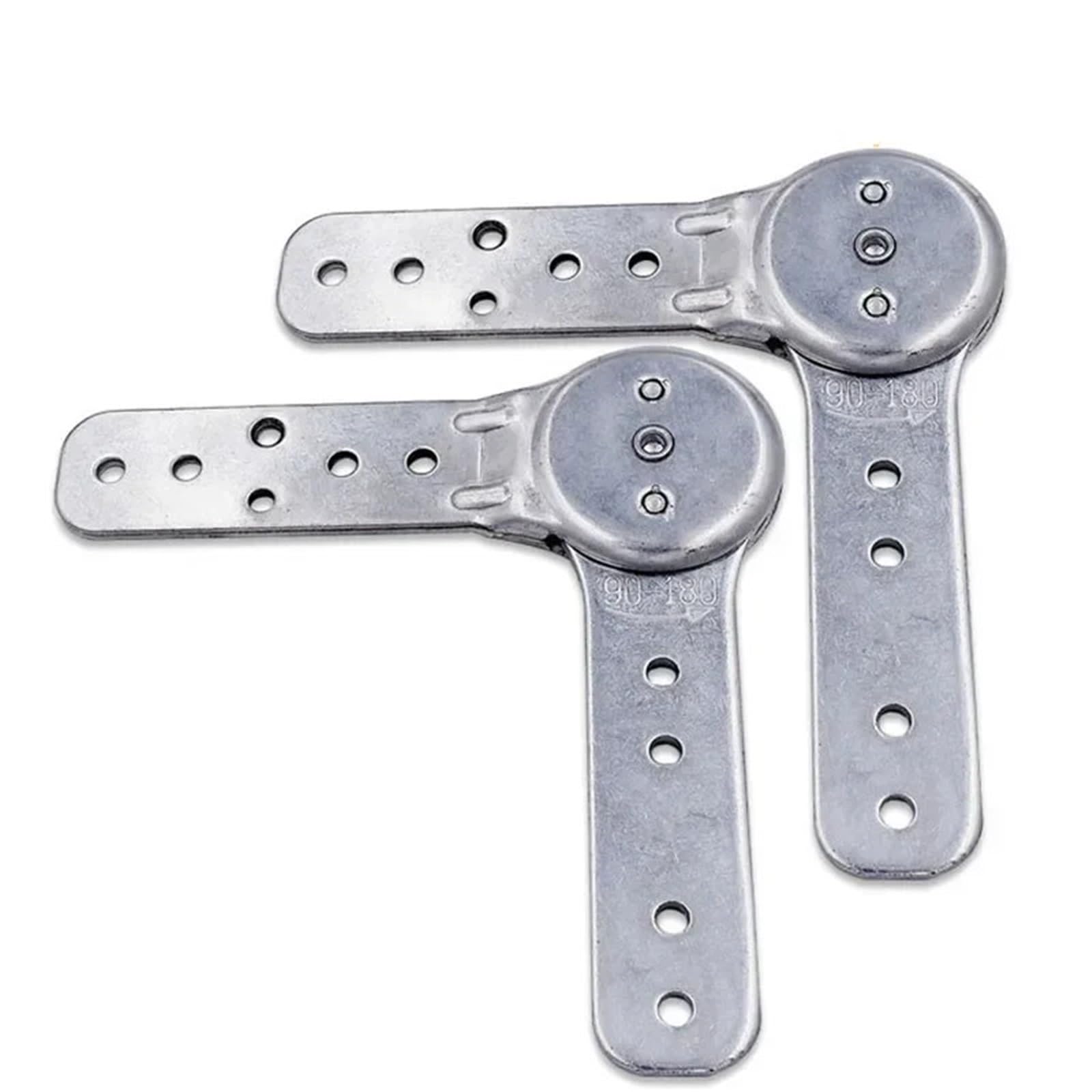 Adjustable Angle Hinges 2PCS Adjusting Sofa Bed Hinge Mechanism Folding Joint for Couch Armrest, Headrest, Backrest Furniture Hardware for Sofa Bed Massage Table Cabinet Wardrobe