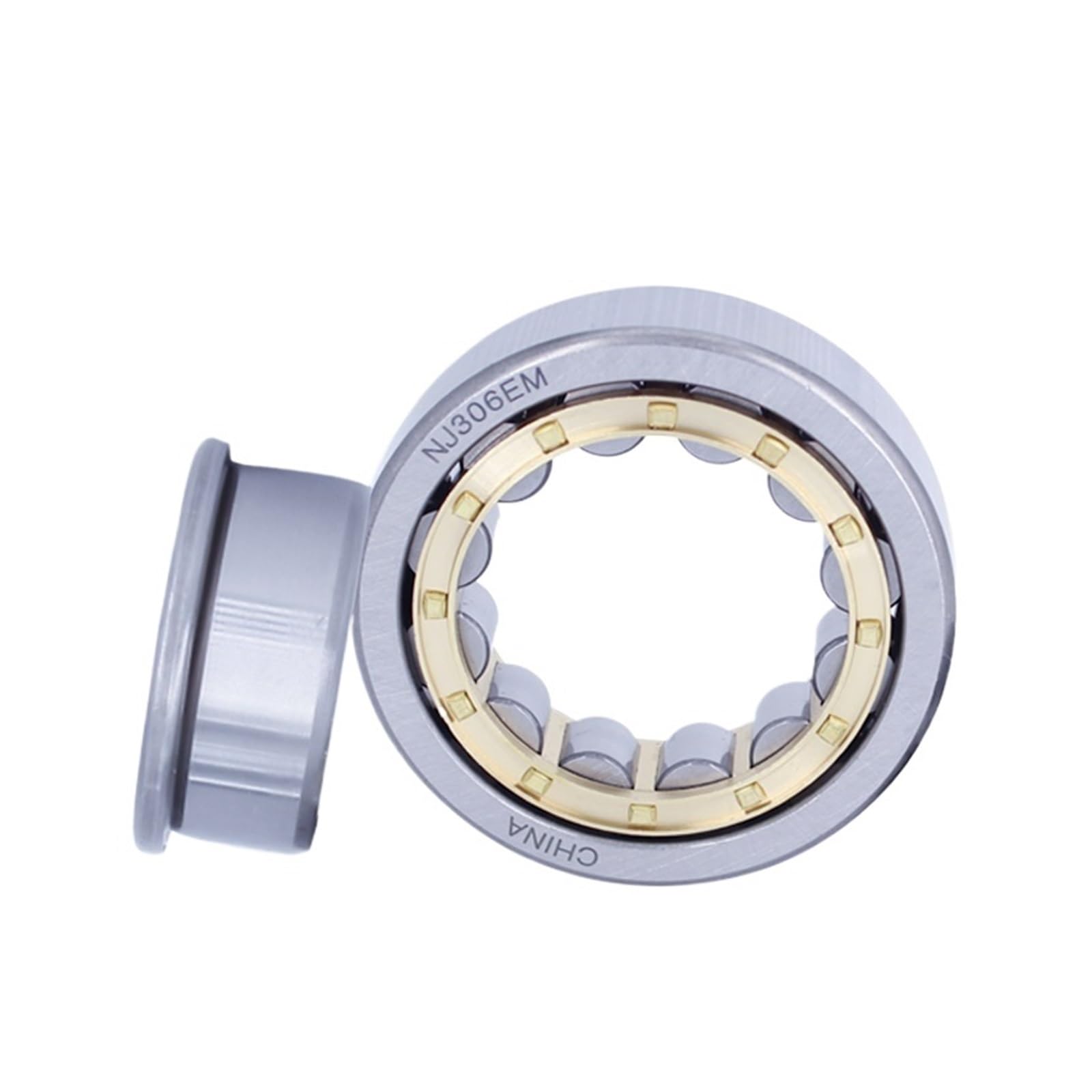 Roulement à rouleaux cylindriques NJ2207 cage laiton pour guidage d'arbre