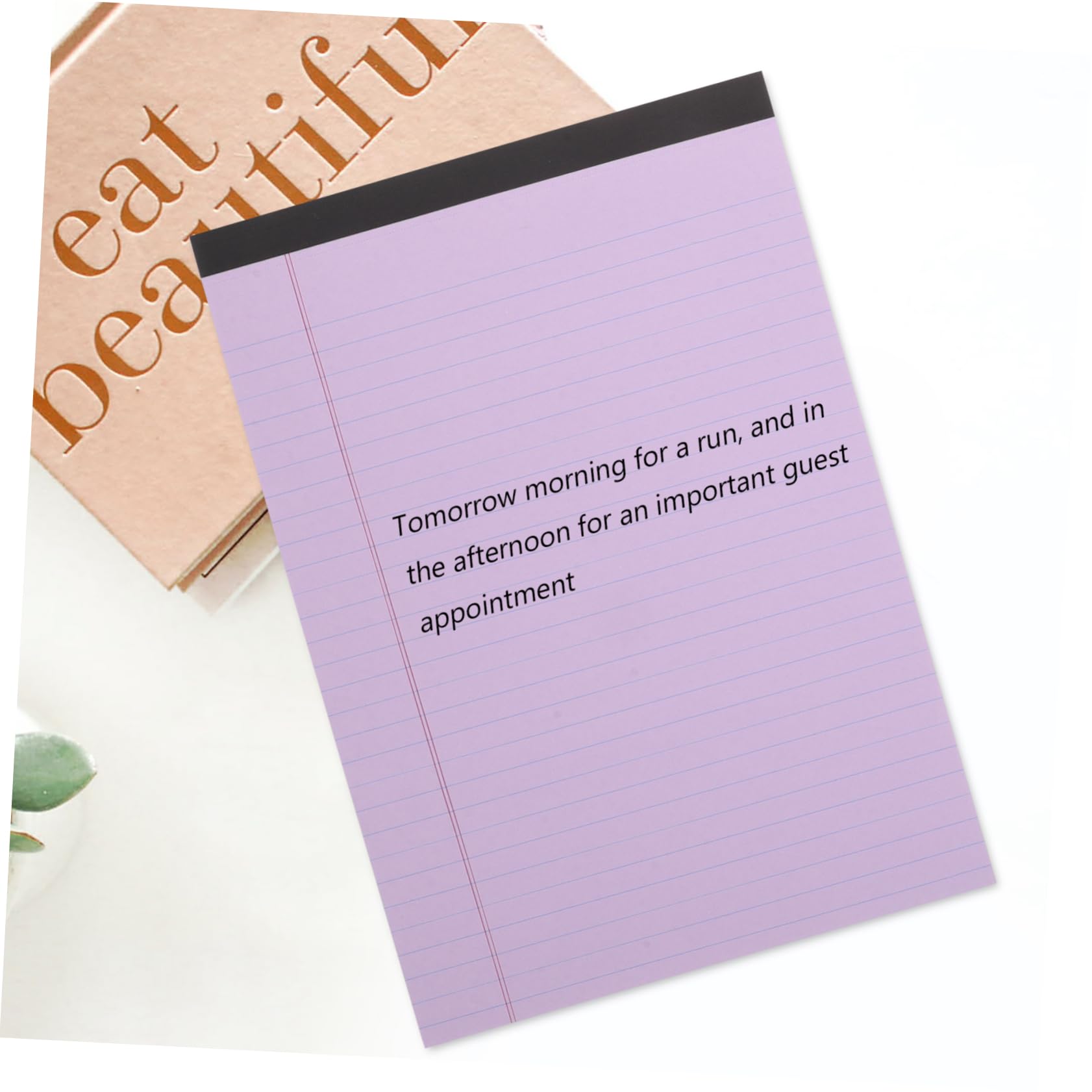 SHINEOFI 4pezzi Quaderno Righe Blocchi per Appunti Design Moderno Carta di Misura per Studenti Universitari e Ufficio