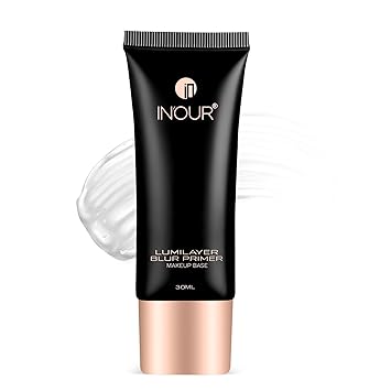 INOUR Lumilayer Blur Primer Makeup Base | Oil-free, Blurs Pores, Matte Effect, Long Lasting, Transparent Makeup Base - 30 ml