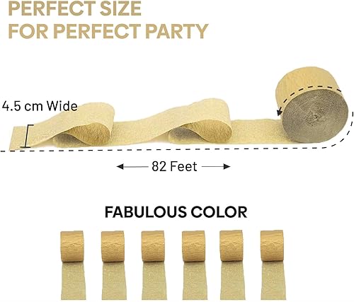 Vista 41 de 8 rollos de serpentinas moradas, paquete de 656 pies de papel crepé morado con blanco para decoraciones de fiestas, decoraciones de cumpleaños