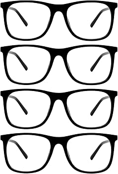 Amazon.com: AEZUNI 4 Pack Retro Oversized Square Reading Glasses