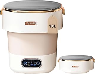 Portable Washing Machine,16L Mini Washing Machine,With Spin Basket,Small Clothes Folding Washing Machine Of Underwear, Baby And Small Clothes,Suitable For Home Apartments Dormitories
