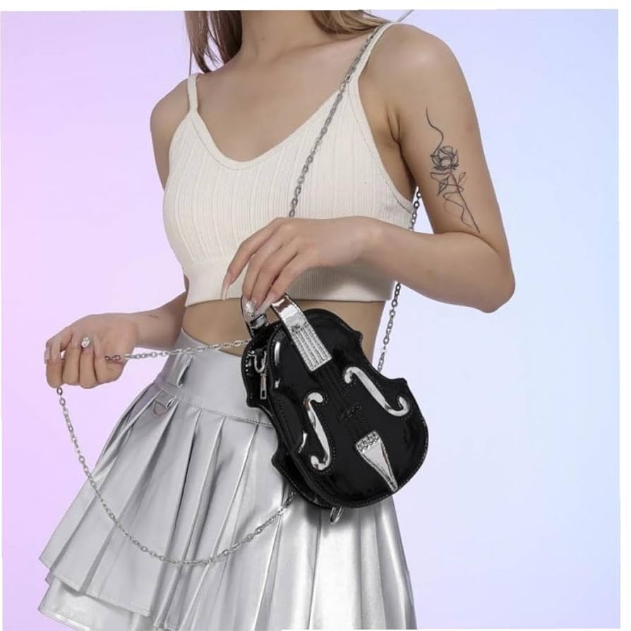 バイオリン型レザーバッグ Amazon.co.jp: クリエイティブ バイオリン ショルダーバッグ