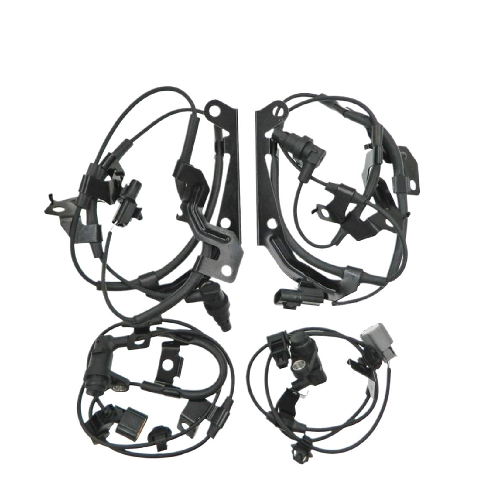 ABS Sensor Front Rear Left Right Wheel Speed ABS Sensor Fit for Mitsubishi L200 Triton 2011-2016 4670A595 4670A596 4670A597 4670A598 ABS Brake Sensor(Set)