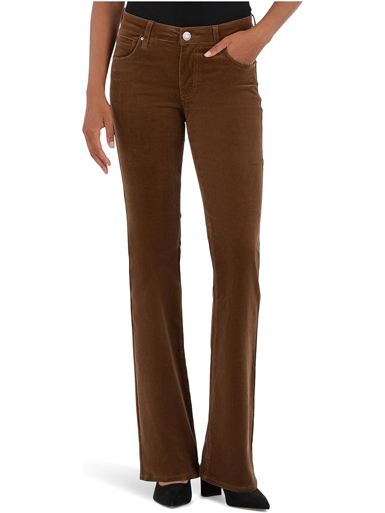 Tan KUT from the Kloth Natalie Bootcut in Cognac