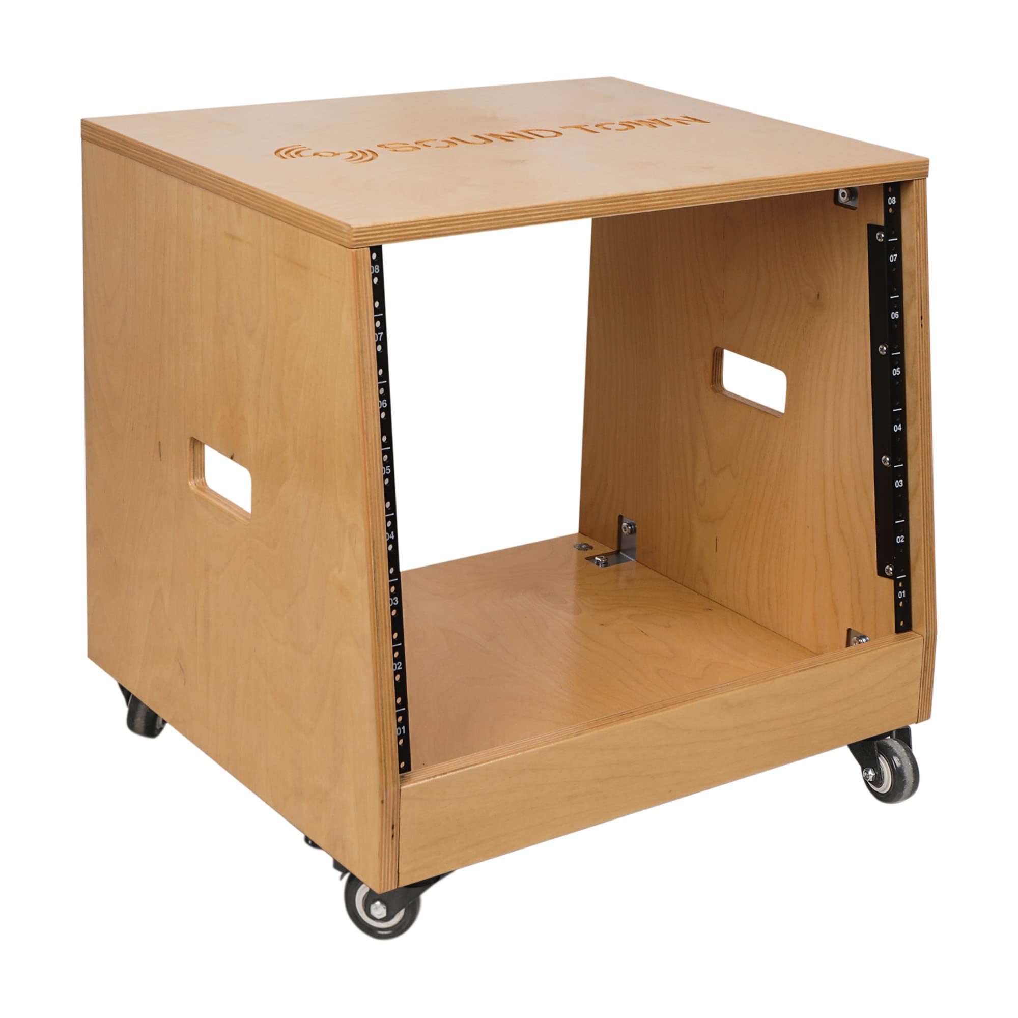 Amazon.com: Sound Town DIY Solid Baltic Birch Plywood Slanted 8U