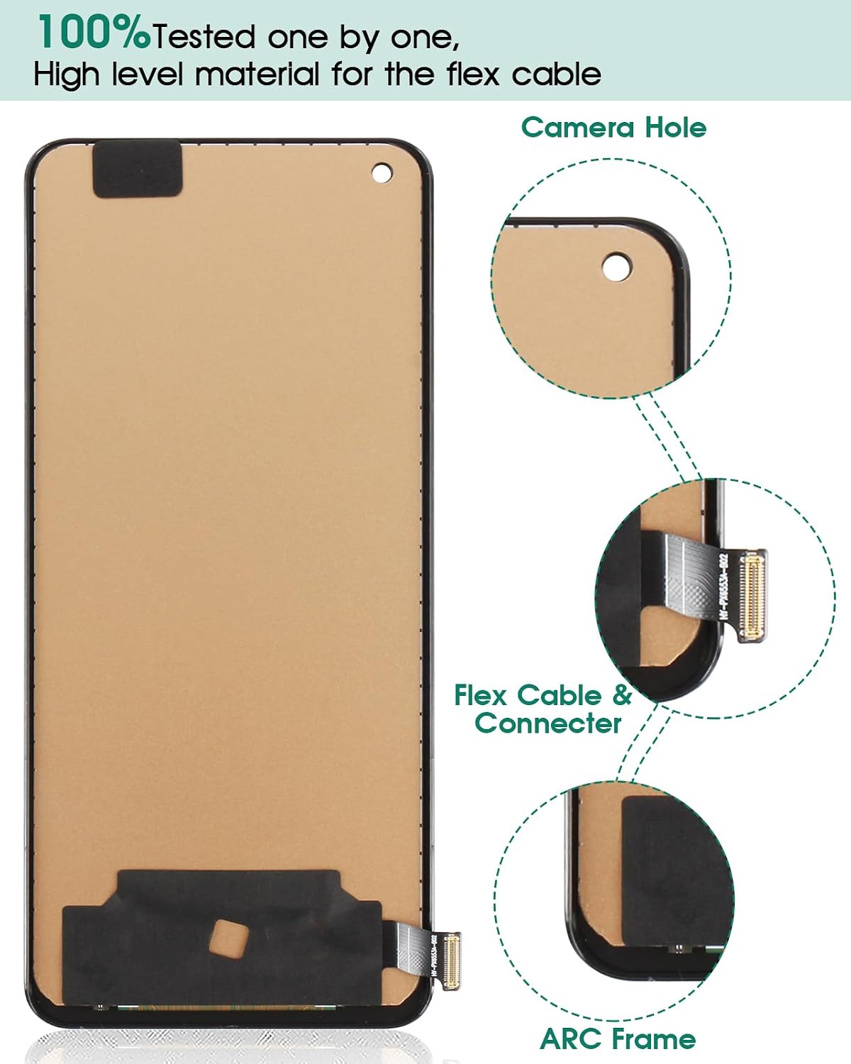 TFT for Oneplus 10 Pro Screen Replacement for Oneplus 9 Pro LCD Digitizer Repair Kits for Oneplus 11 NE2210 Touch Screen Display Assembly Replacement NE2211 NE2213 NE2215 NE2217