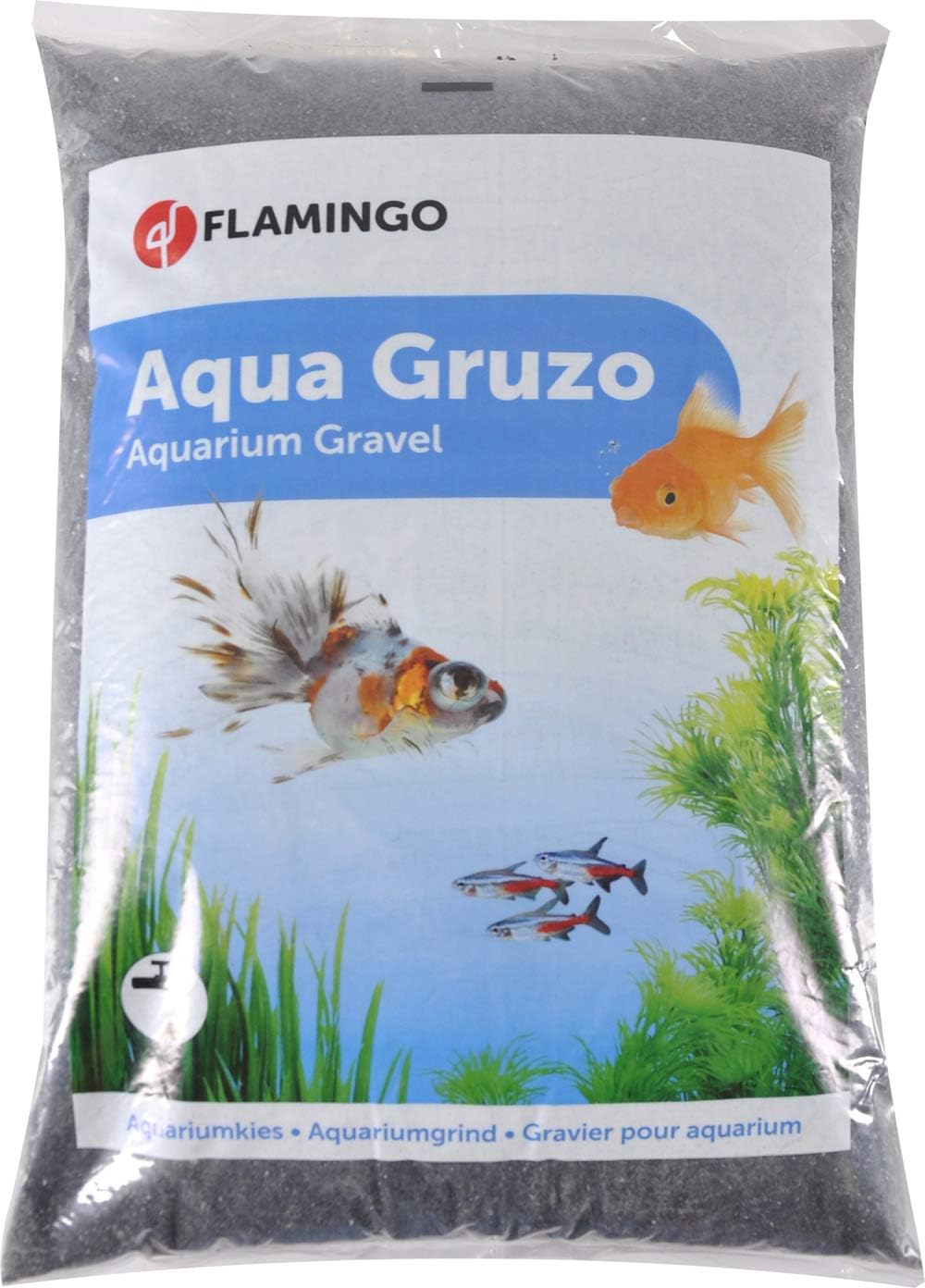 Karlie Flamingo Aquarium Gravel 8 L - 9 kg, Black