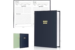 The Perfect Blank Recipe Book: An Unparalleled Kitchen Companion for Creating, Organizing,...