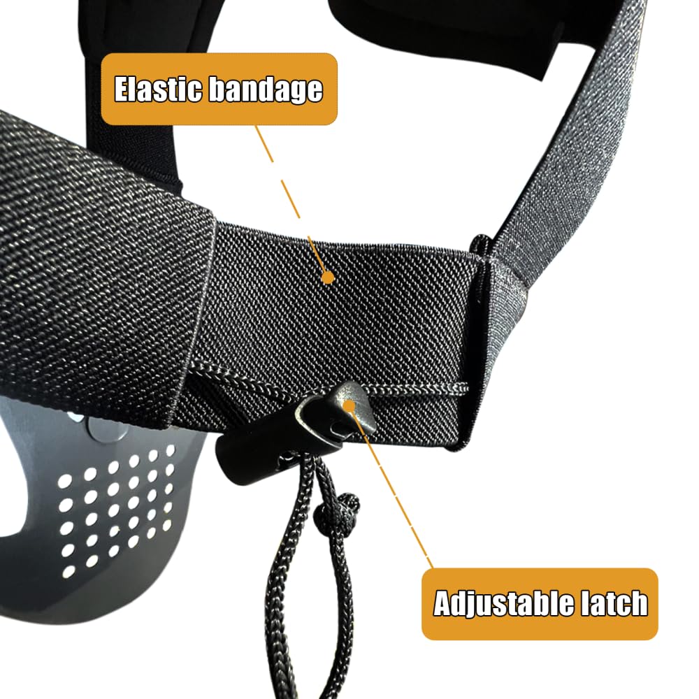 Masque Défensif de Basket-Ball, Protection du Visage de Basket-Ball, Casque d'entraînement Basket-Ball Réglable, équipement Entraînement Défensif pour l'entraînement au Tir et au Dribble