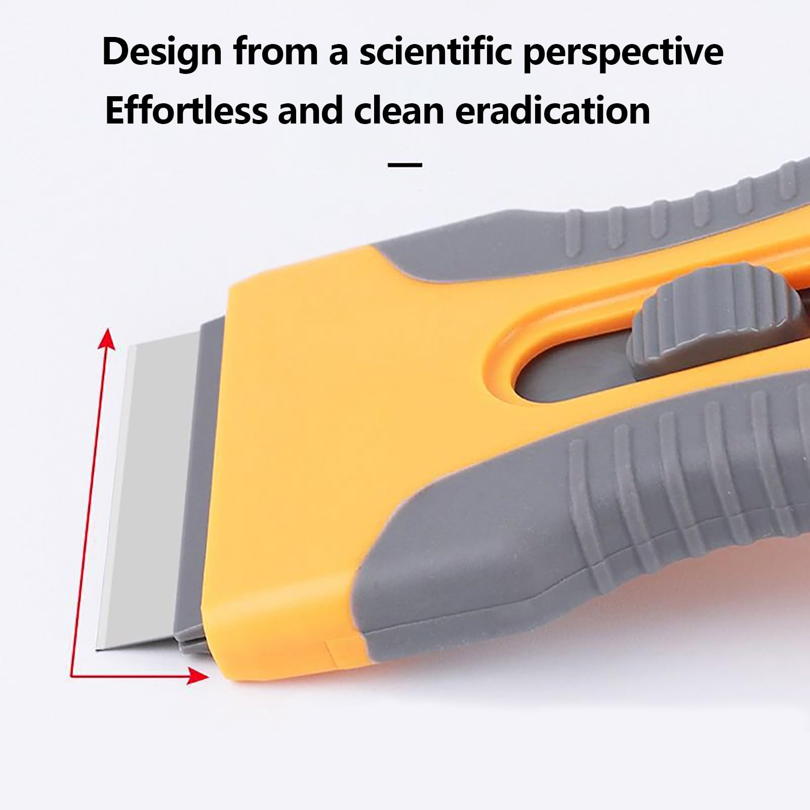 Raschietto Multiuso Con 15 Lame Di Ricambio - Per Piano Cottura, Vetro, Etichette E Colla - Foto 3