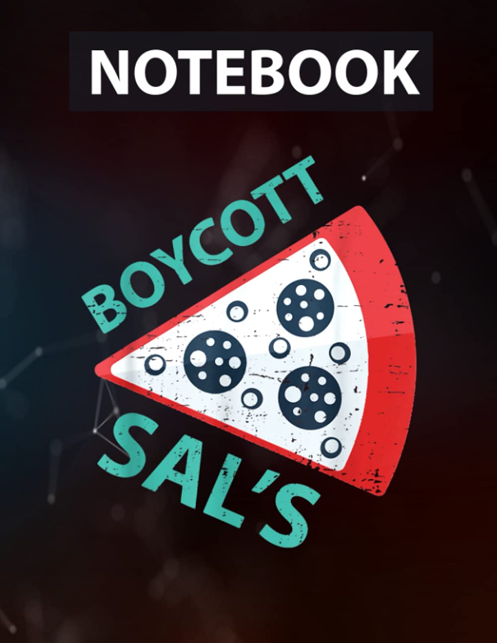 BOYCOTT SALS - Funny Memes Retro Vintage Large 8.5'x11'' / College Ruled / Notebook Gift for Birthday