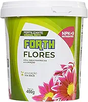 Forth Flores, Adubo Floral, Floração, Fertilizante, Micronutrientes, NPK, Nutrição Balanceada, Balde, 400g