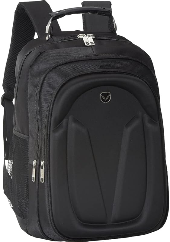 Mochila Executiva Grande Notebook Alça Reforçada em Aço Cor:Preto em oferta na Shopee