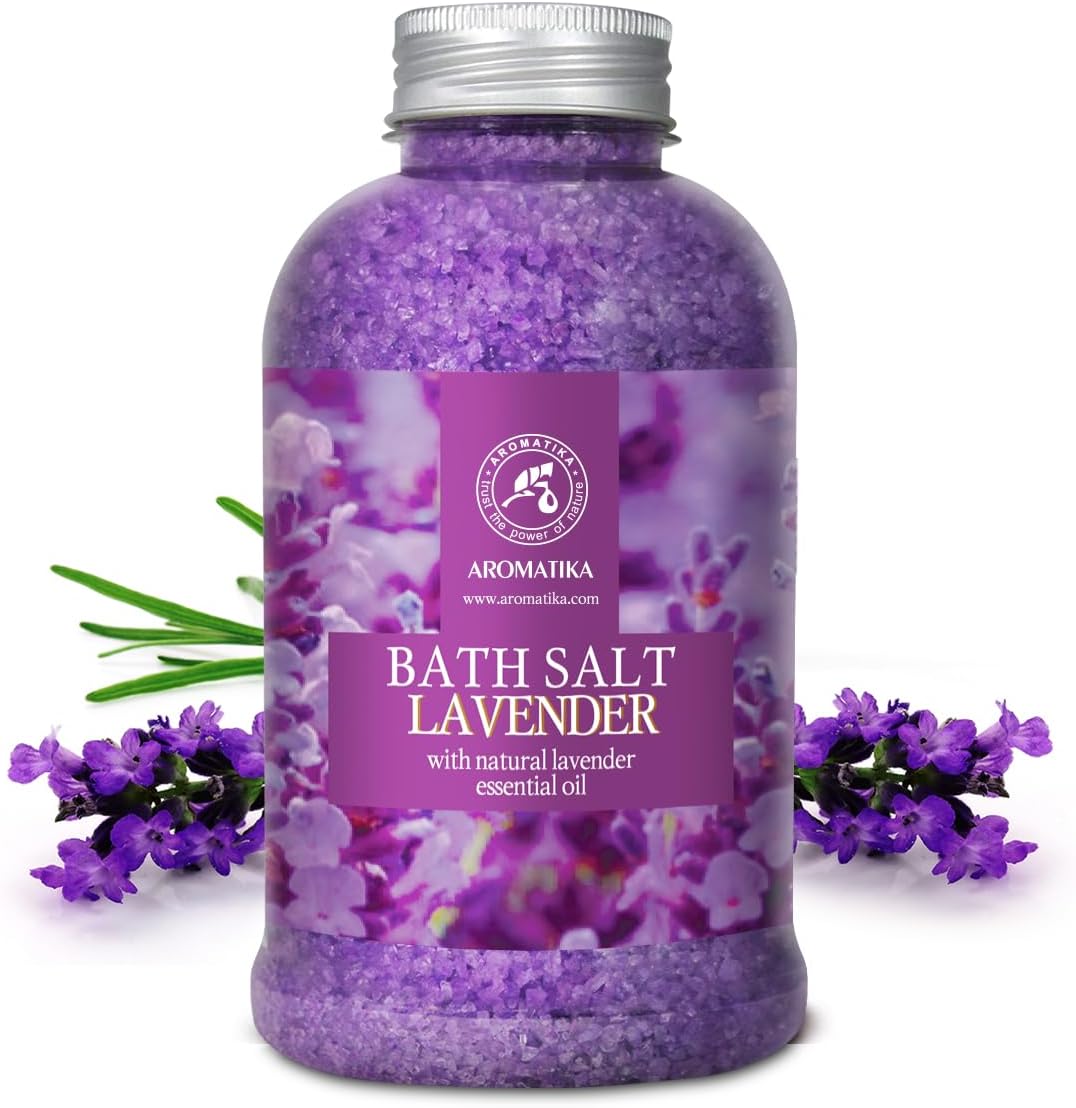 Lavender Bath Salt With Natural Essential Oil 21.16 Oz - Lavanda Salt 600g - Aromatherapy Salts for Relaxation - Image 2