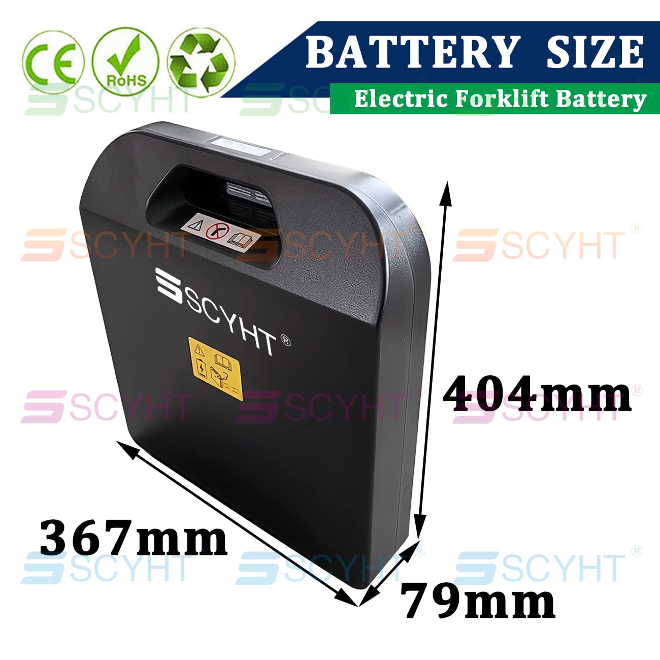 Lithiumbatterie 25,6 V 48 V Elektrohubwagen mit Batterie für PWB15 LiFePO4-Batterien für PWB20 Elektrostapler PWB30 mit BMS-Schutzplatine und tragegriff,48v30ah with Charger