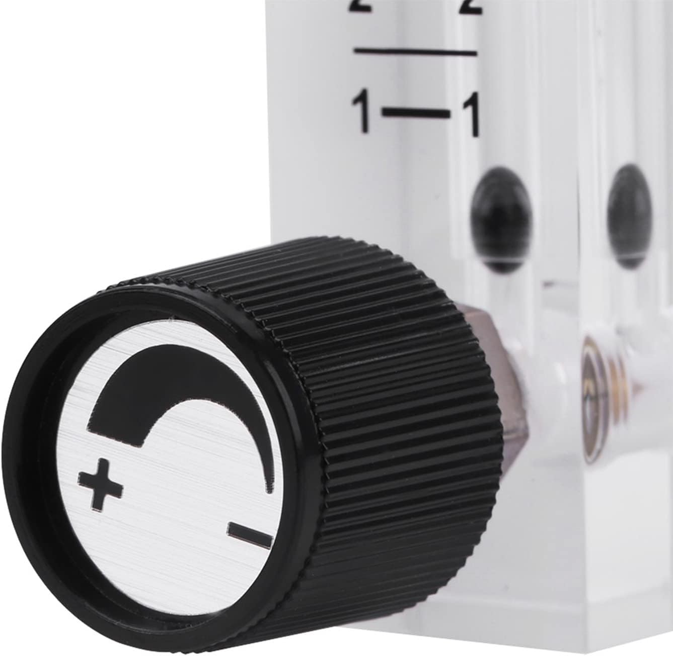 4pcs Gas Flowmeter 1‑10LPM Range Flowmeter with Control Valve Air Flowmeter 8mm Barbs for Oxygen Air Gas