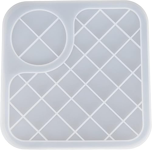 Baking Mold, Silicone Mold Translucent Epoxy Resin Drop Glue Tray Tool for DIY Baking Decoration Making(Large Size)