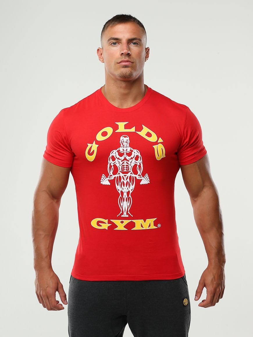 Giant Killer Iron Tee, レッド M ゴールドジム Amazon.co.jp: ゴールドジム T シャツ S M L レッド 赤