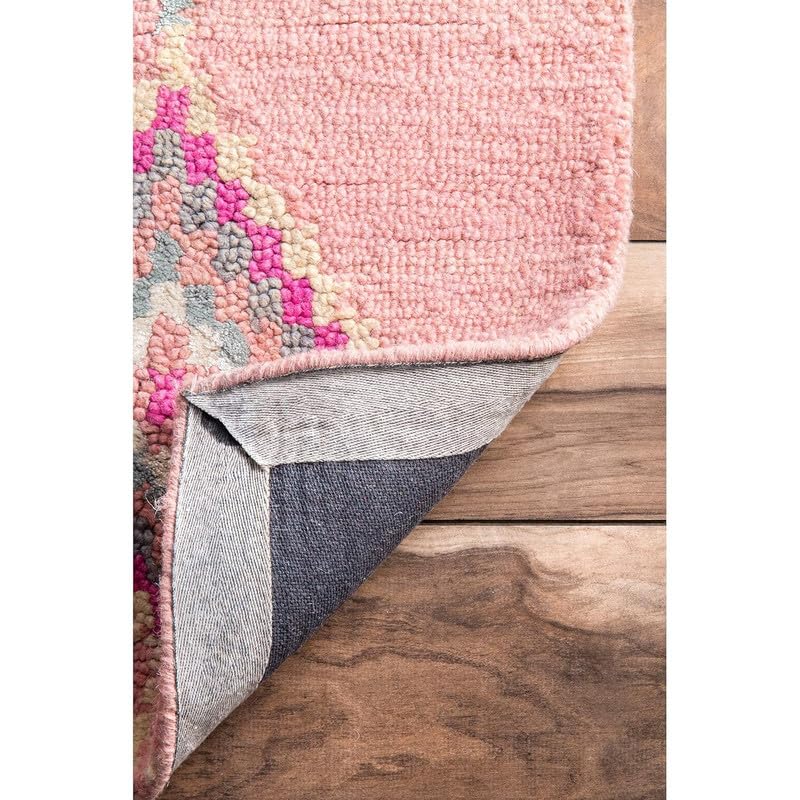 Image of OLEFIN Handmade Thick Woolen Anti Slip Carpet and Rugs for Living Room Bedroom Hall Dinning Room Kids Room
