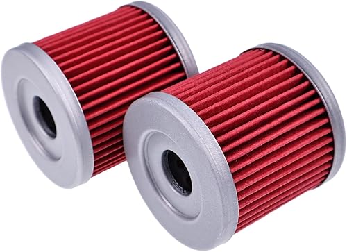 Miniatura 2 de IEQFUE 2 filtros de aceite 16510-29F00 HF139 3470008 10-55510-7 52010-S004 compatibles con Suzuki DRZ400 DRZ400S DRZ400E DRZ400SM LTZ400 LTR450 Kaw.