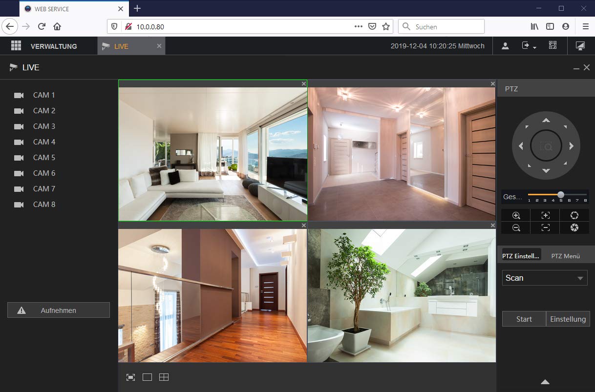 Lupus - LE 926 4k für 16 ONVIF kompatible IP Kameras, 4K, Deutscher Hersteller + Support, iOS+Android APP, MacOS und Win Software