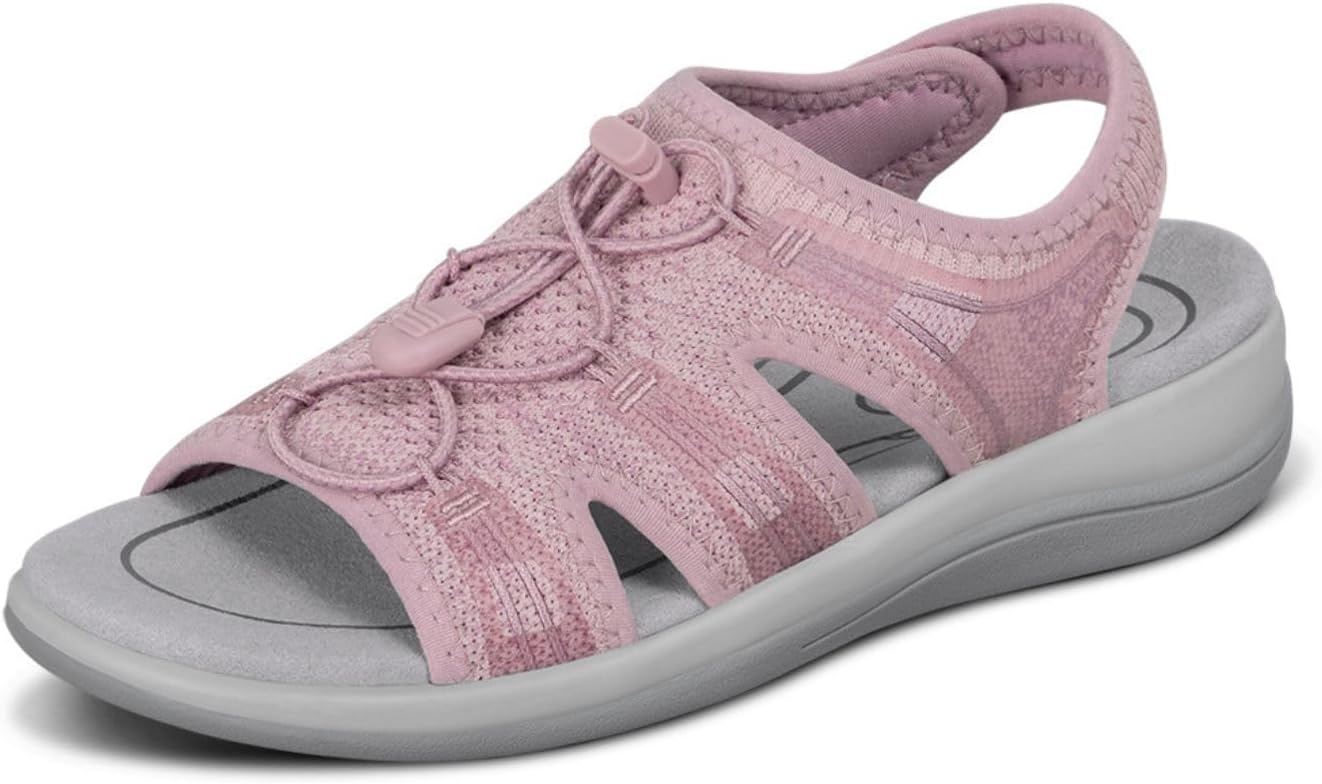 Orthofeet Women's Orthopedic Maui Adjustable Stretch Walking Sandal