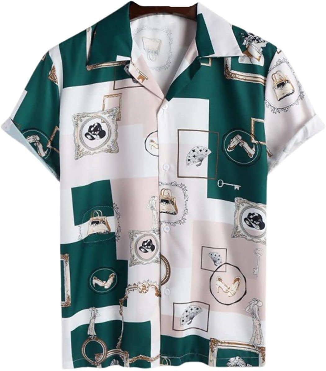 OM SAI LATEST CREATION Shirt for Men | Mens Casual Shirt | Men Stylish Shirt | Men Printed Shirt | Men's Regular Fit | Men Formal Shirt | Half Sleeve Shirt