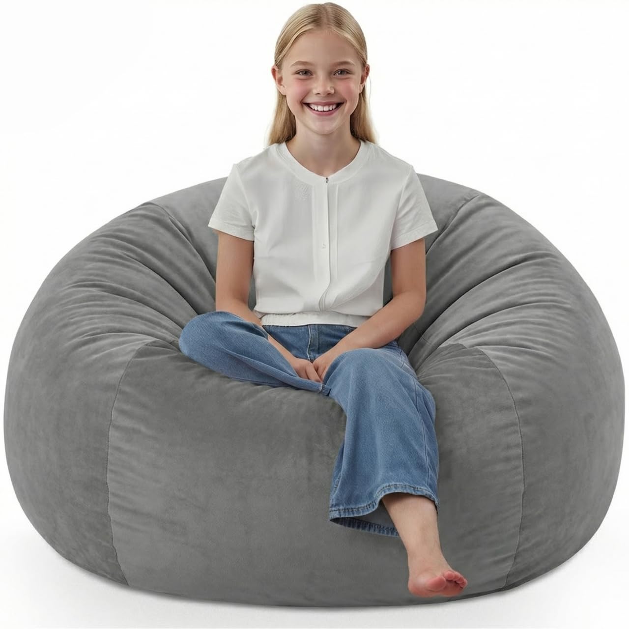 SIMFLAG 2FT Teardrop Bean Bag Chair