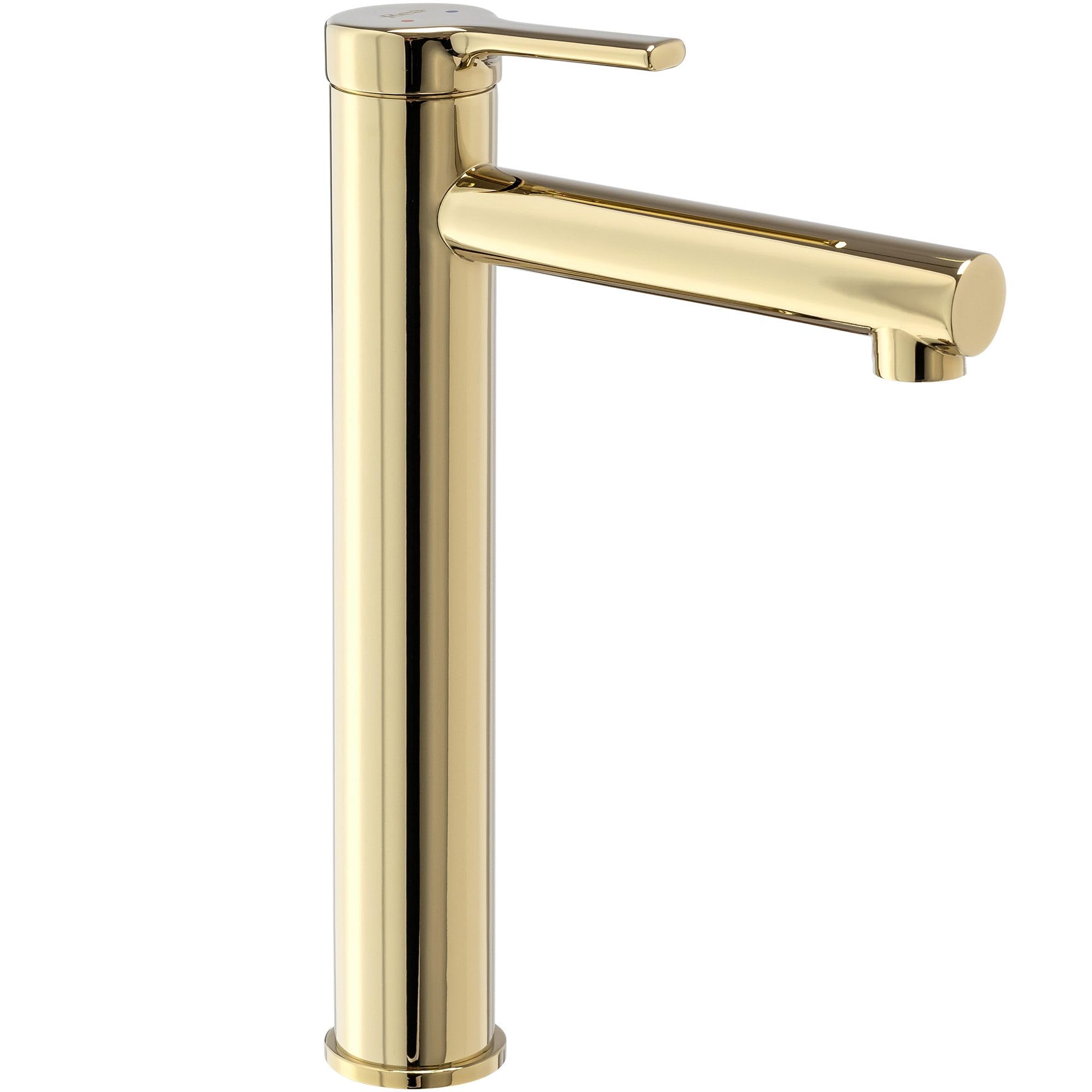 REA Bathroom Faucet JS-650101-1G Pixel HIGH Gold WASHBASIN TAP Made of HIGH Quality Brass