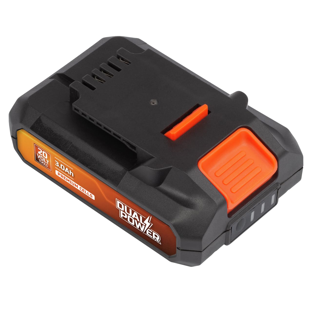 Powerplus Batteria da 20 V 3,0 Ah, per tutti i dispositivi da 20 V della gamma Dual Power, elettrodomestici e attrezzi da giardino