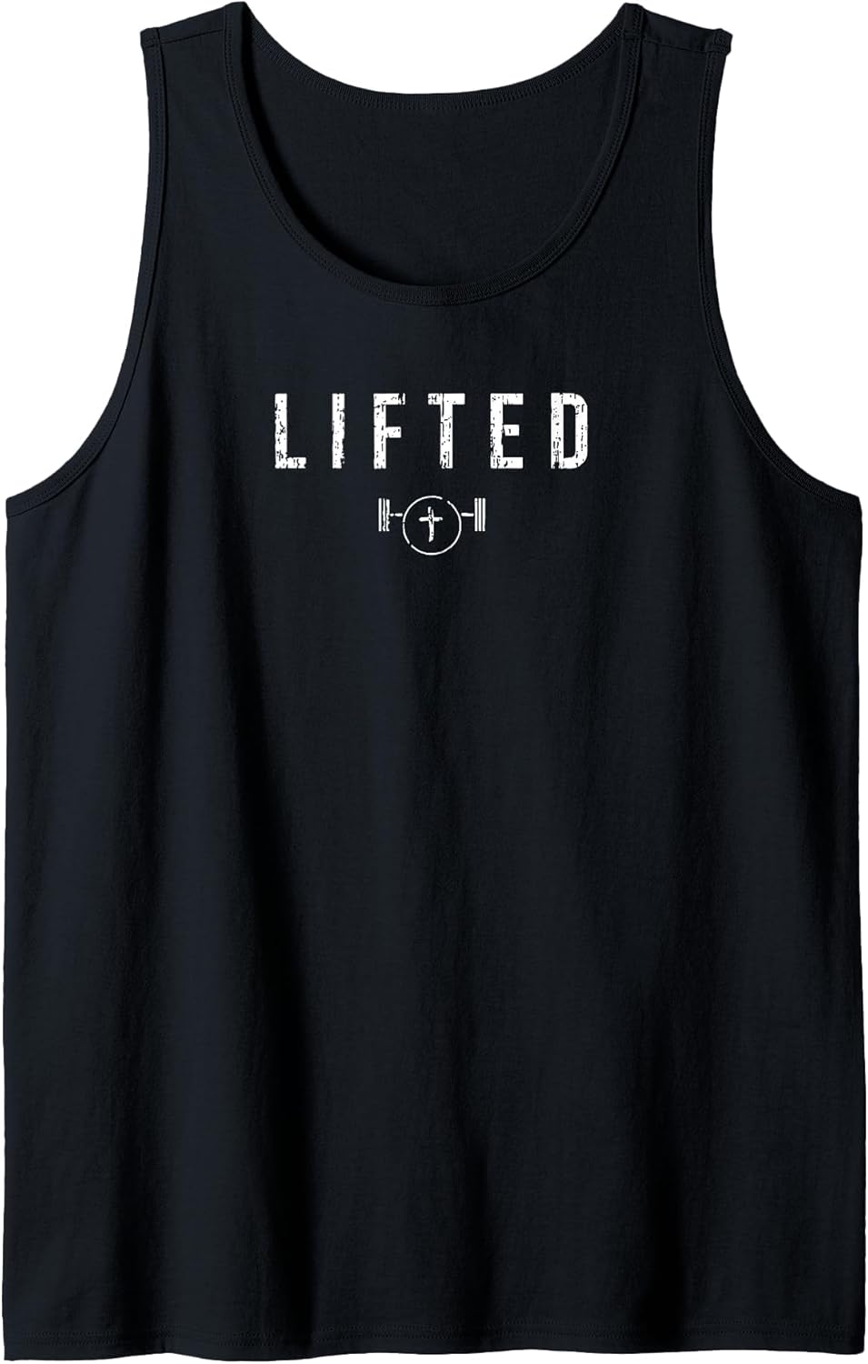 Lifted Fitness Gym Workout Jesus Christian Belief Tank Top