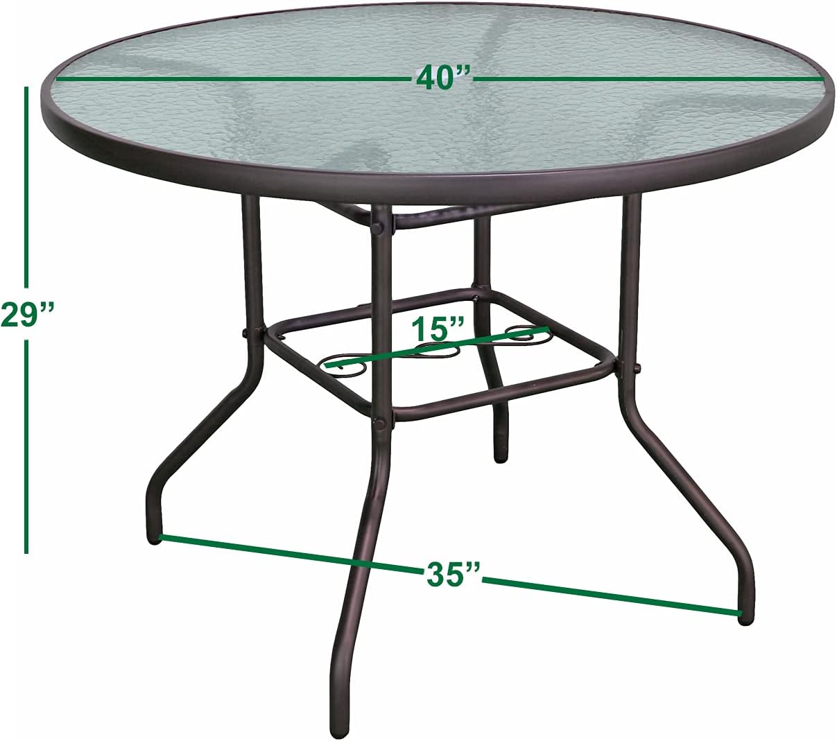 Elevate Your Outdoor Space: Garden Elements Round Patio Dining Table Review