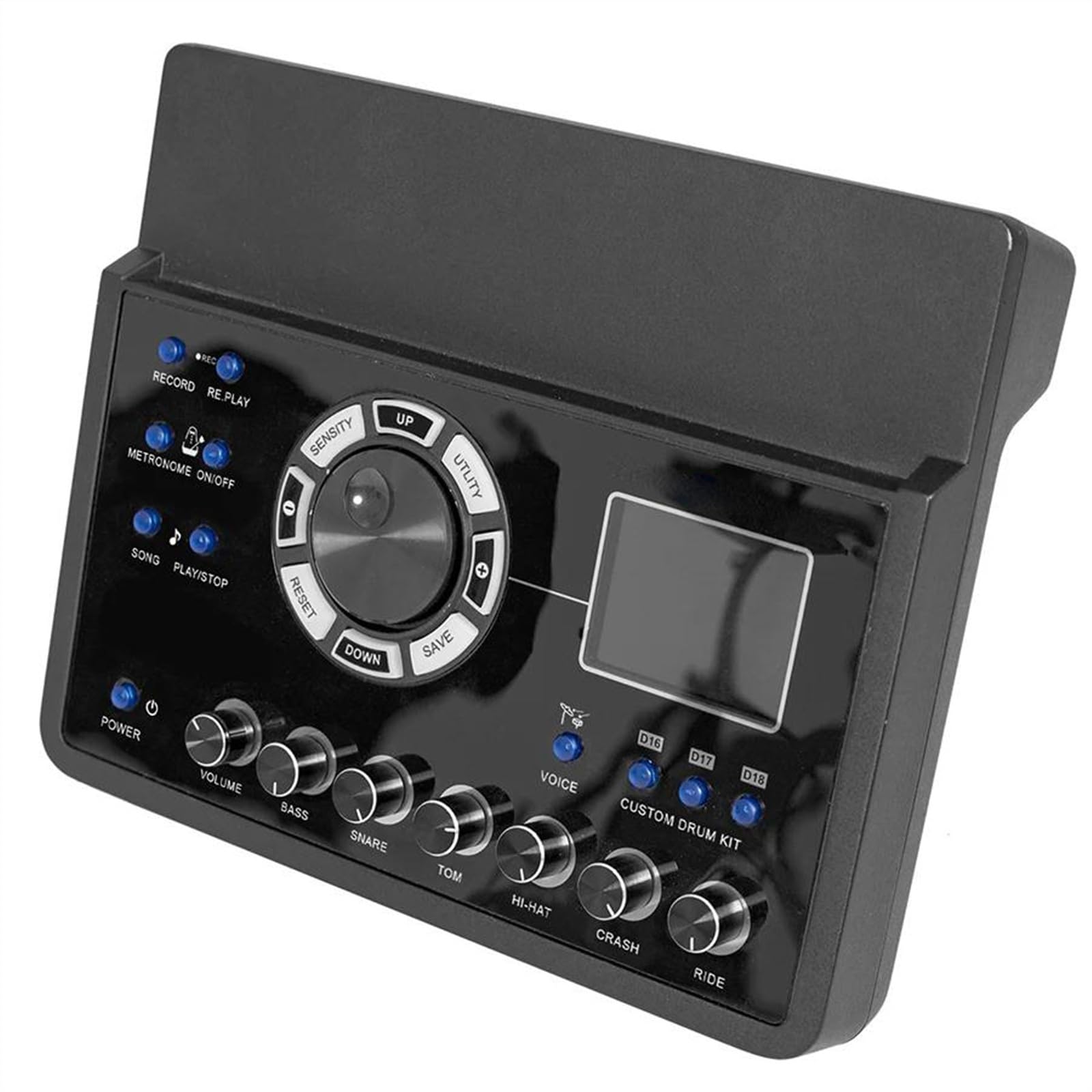 Zestaw perkusji elektronicznej Wyświetlacze LED Polifonia Numer 81 Zestaw perkusji elektronicznej 5 bębnów 3 talerze dla ucznia dorosłych profesjonalny zestaw perkusji elektronicznej