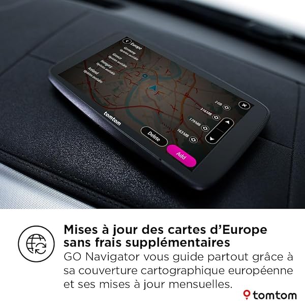 Tomtom GPS GO Navigator 2ème génération (écran 6", Tomtom Traffic, alertes Zones de Danger 12 Mois d'essai, Cartes d'europe, mises à Jour Via Wi-FI, Services Premium, Fixation magnétique alimenté) - 4