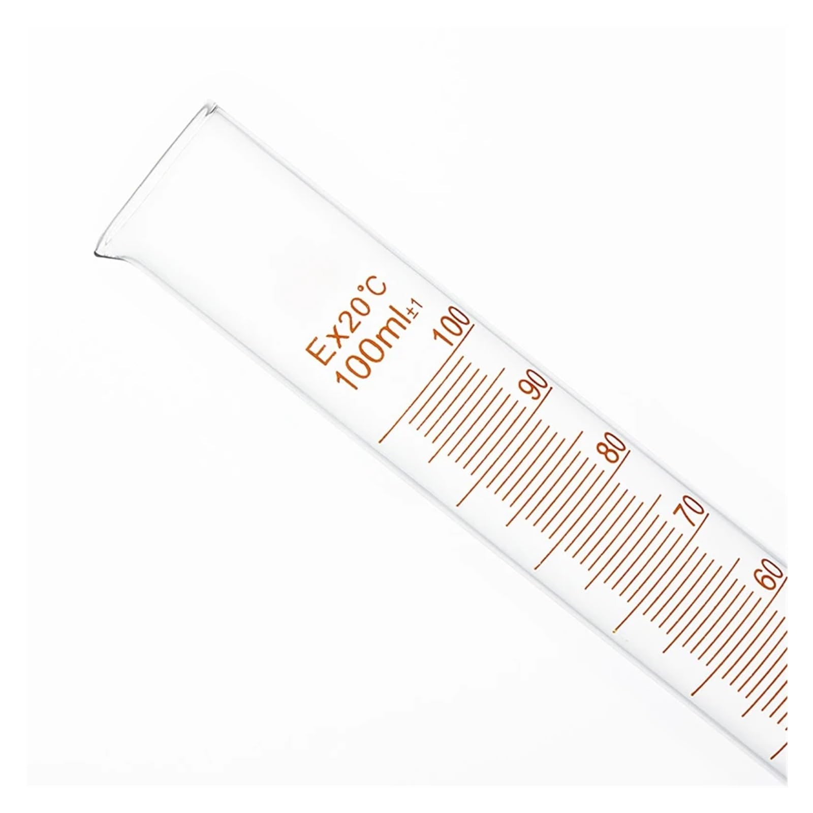 Cilindro graduato in vetro con tappo graduato(20ML)