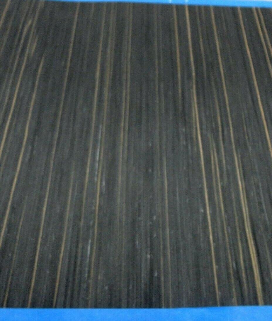 Ebony Macassar Composite Wood Veneer 8" x 24" raw no Backer 1/42" Thick # 616